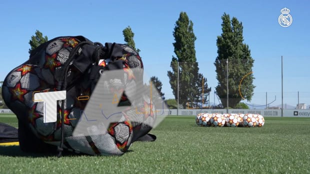 Behind The Scenes: Real Madrid in the final training session before Paris trip